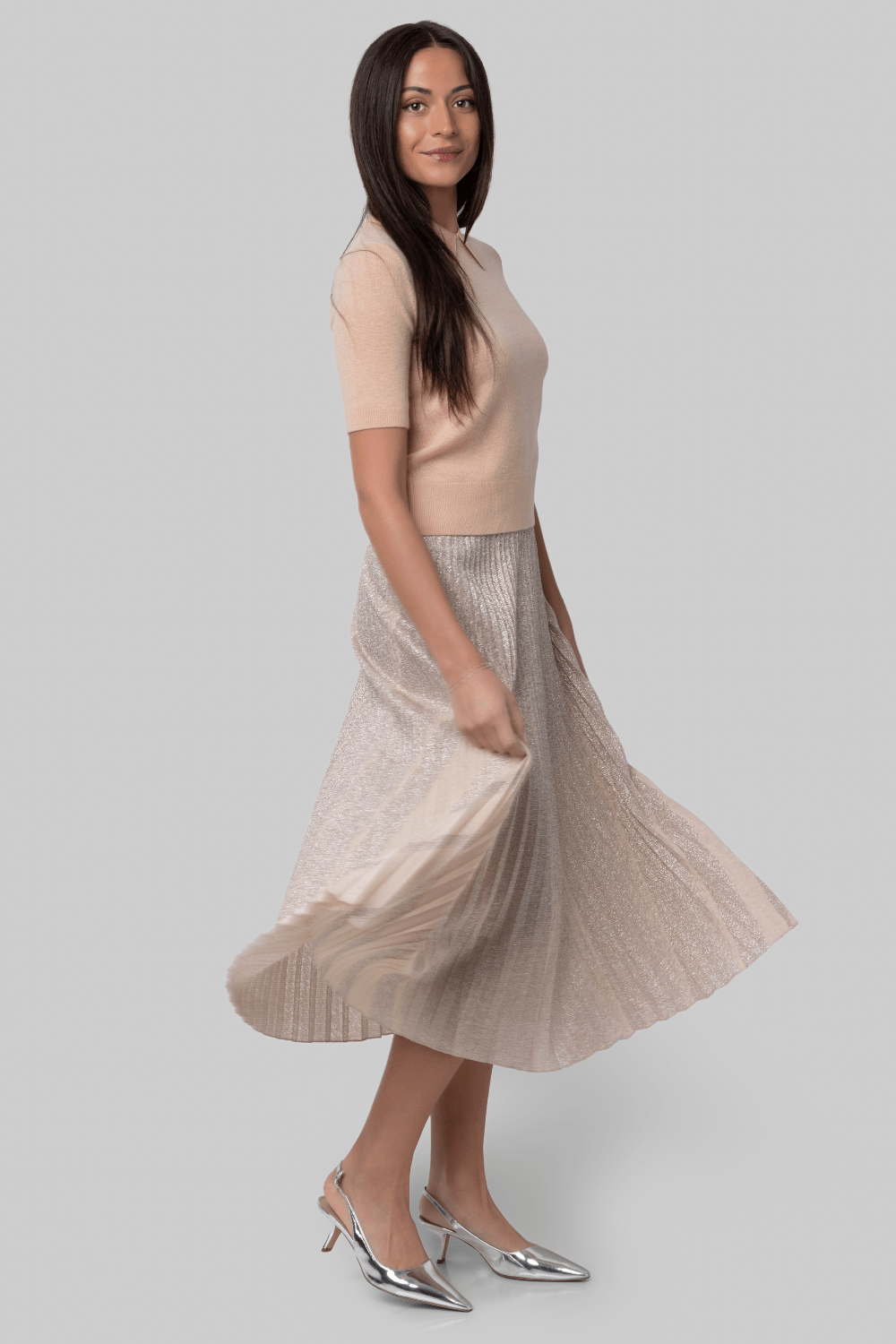 Rising Sun Plisse Skirt - Forte Forte