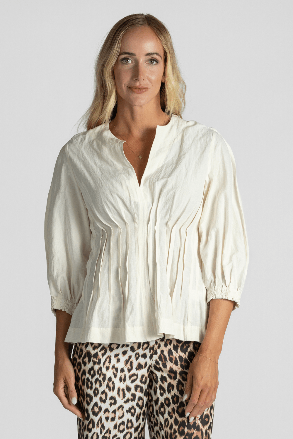 Rocco Pleat Top - Apiece Apart