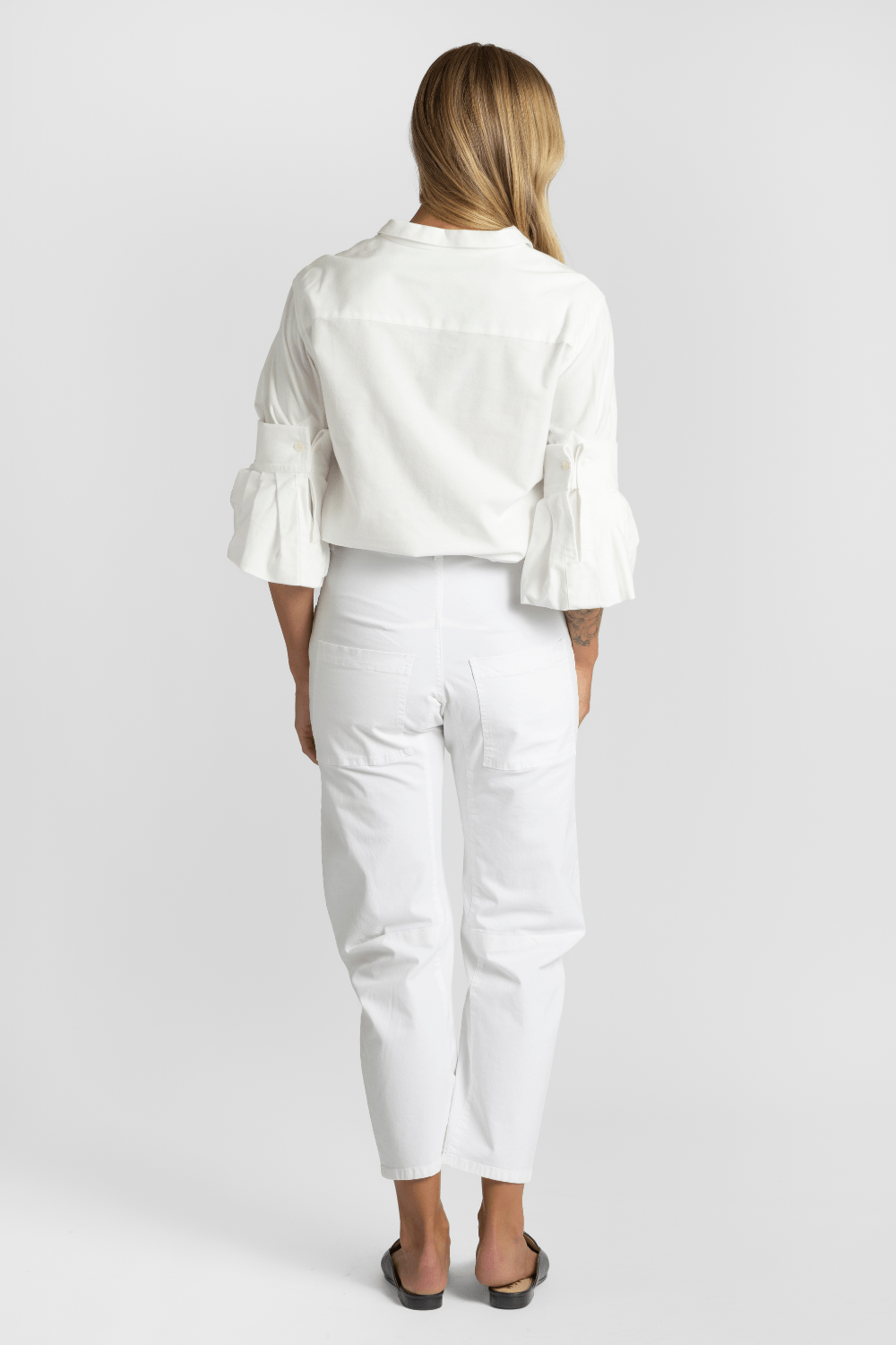 Rolled Cuff Oxford Shirt - Odeeh