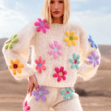 Rose Carmine Sweater Free Flowers - Rose Carmine