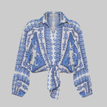 Rumson Tie Top - Cara Cara