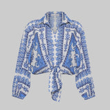 Rumson Tie Top - Cara Cara