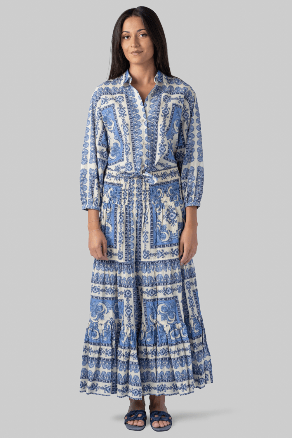 Rumson Tie Top - Cara Cara