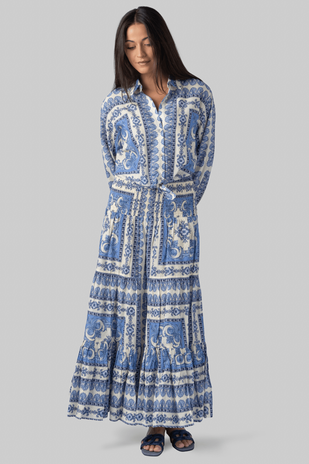 Rumson Tie Top - Cara Cara