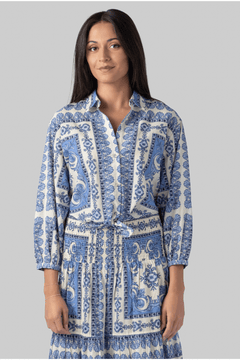 Rumson Tie Top - Cara Cara