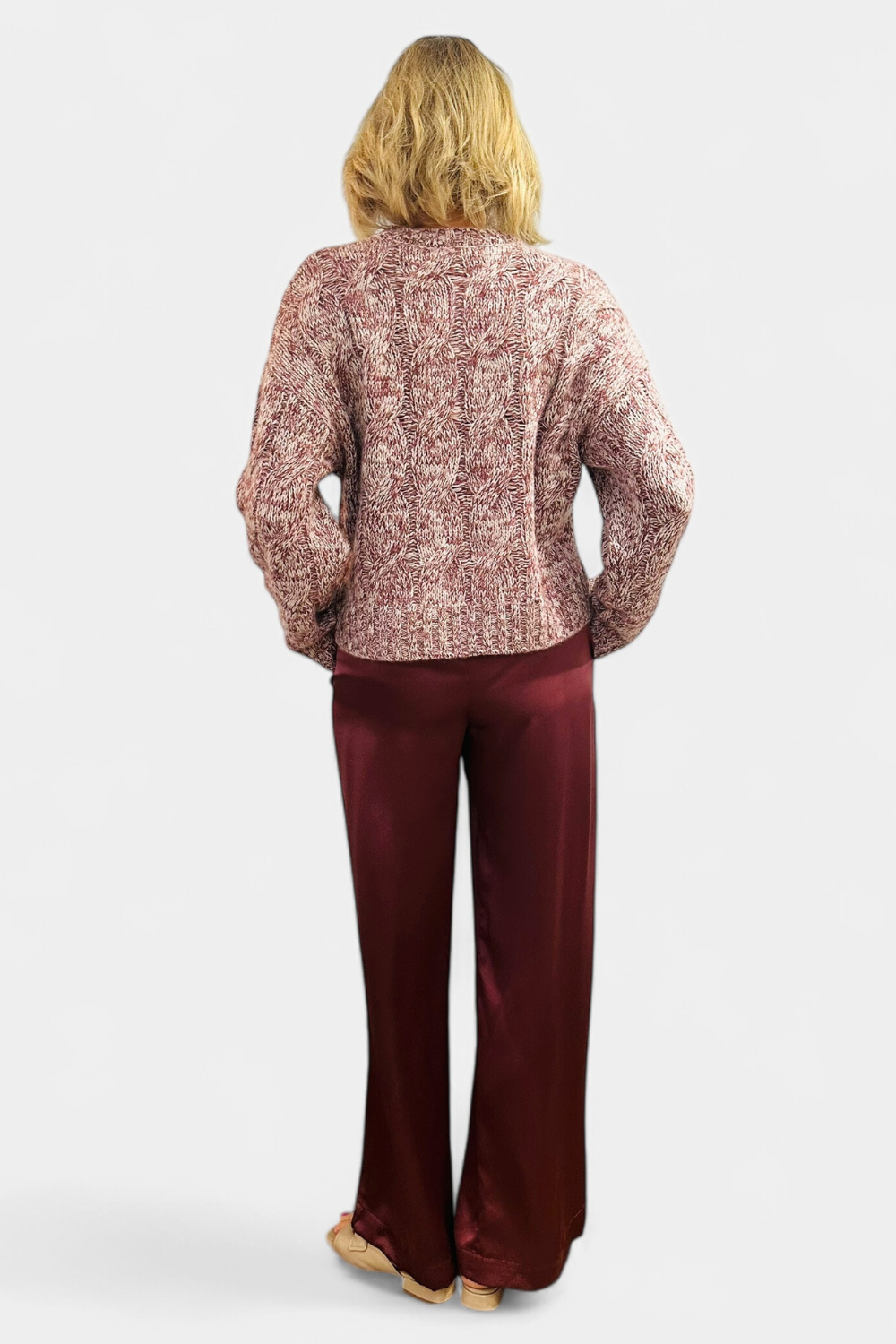 Tristan Cable Knit Sweater - The Posh Peacock