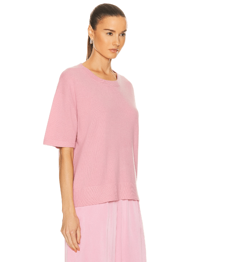 Miller Short Sleeve Cashmere Sweater - The Posh Peacock