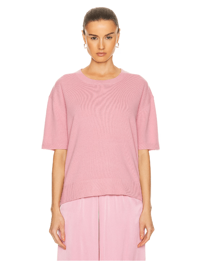 Miller Short Sleeve Cashmere Sweater - The Posh Peacock