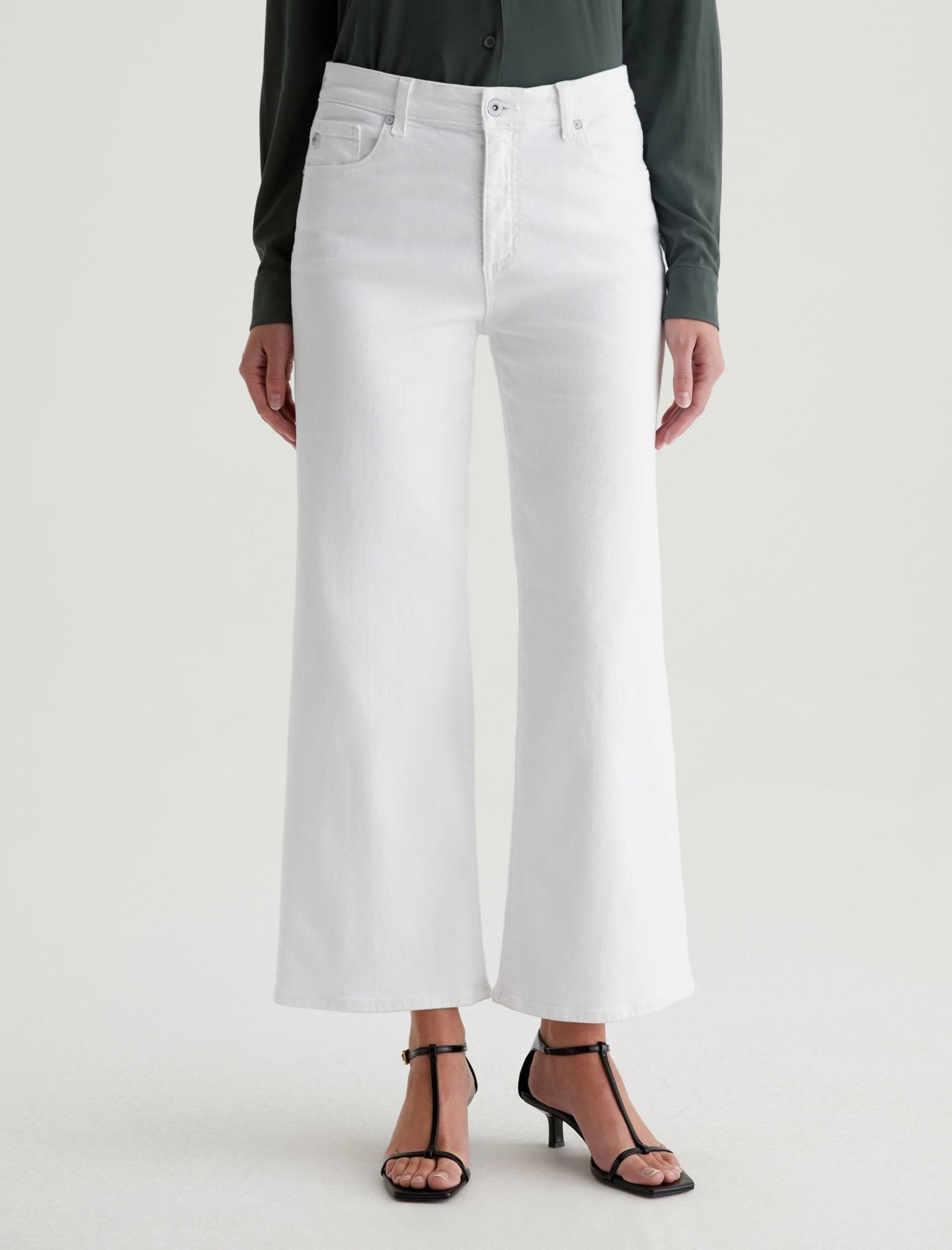 Saige Wide - Leg Crop Jean - AG
