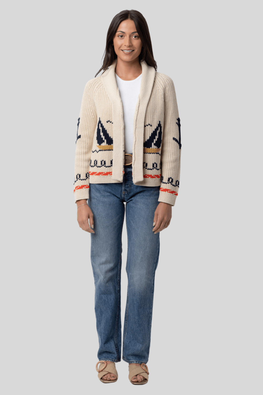 Sailboat Lodge Cardigan - The Great