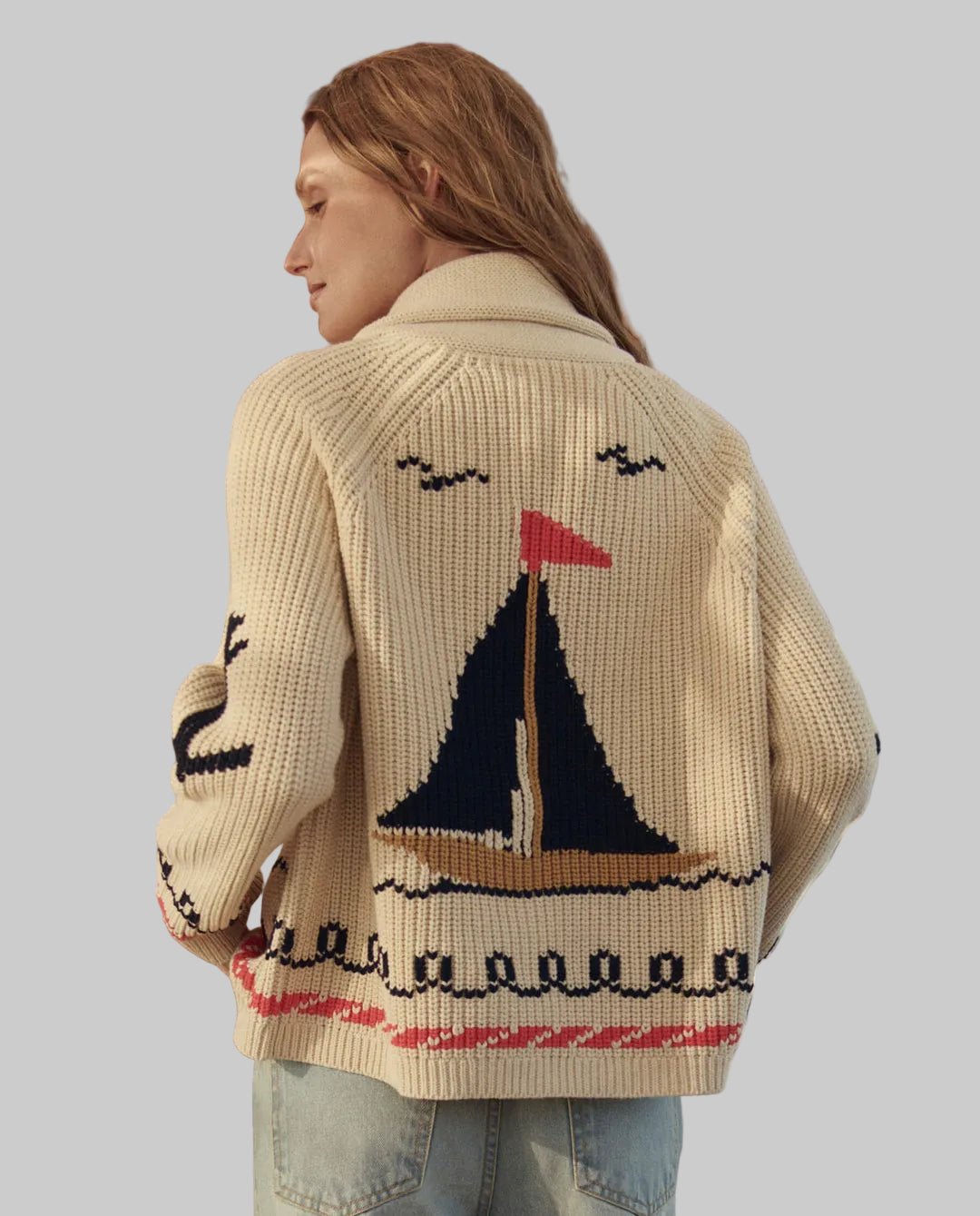 Sailboat Lodge Cardigan - The Great