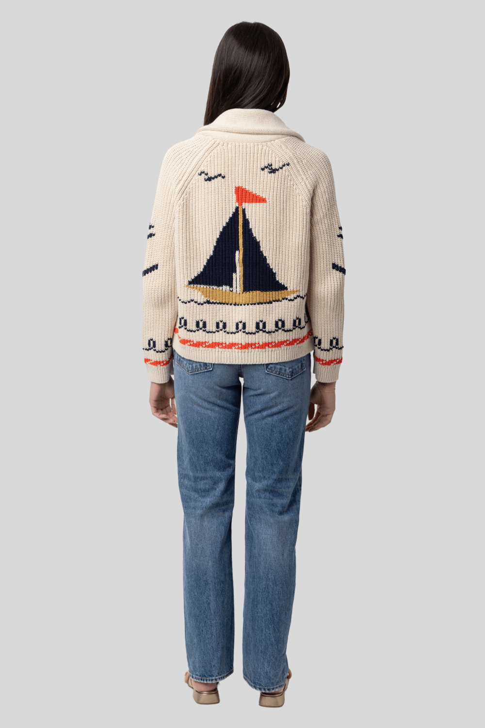 Sailboat Lodge Cardigan - The Great