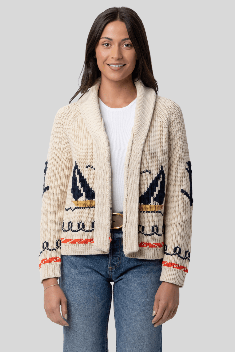 Sailboat Lodge Cardigan - The Great