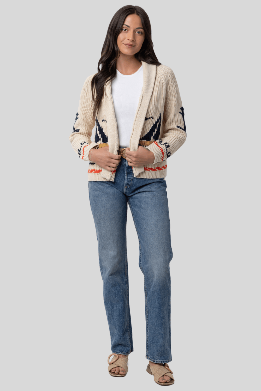 Sailboat Lodge Cardigan - The Great