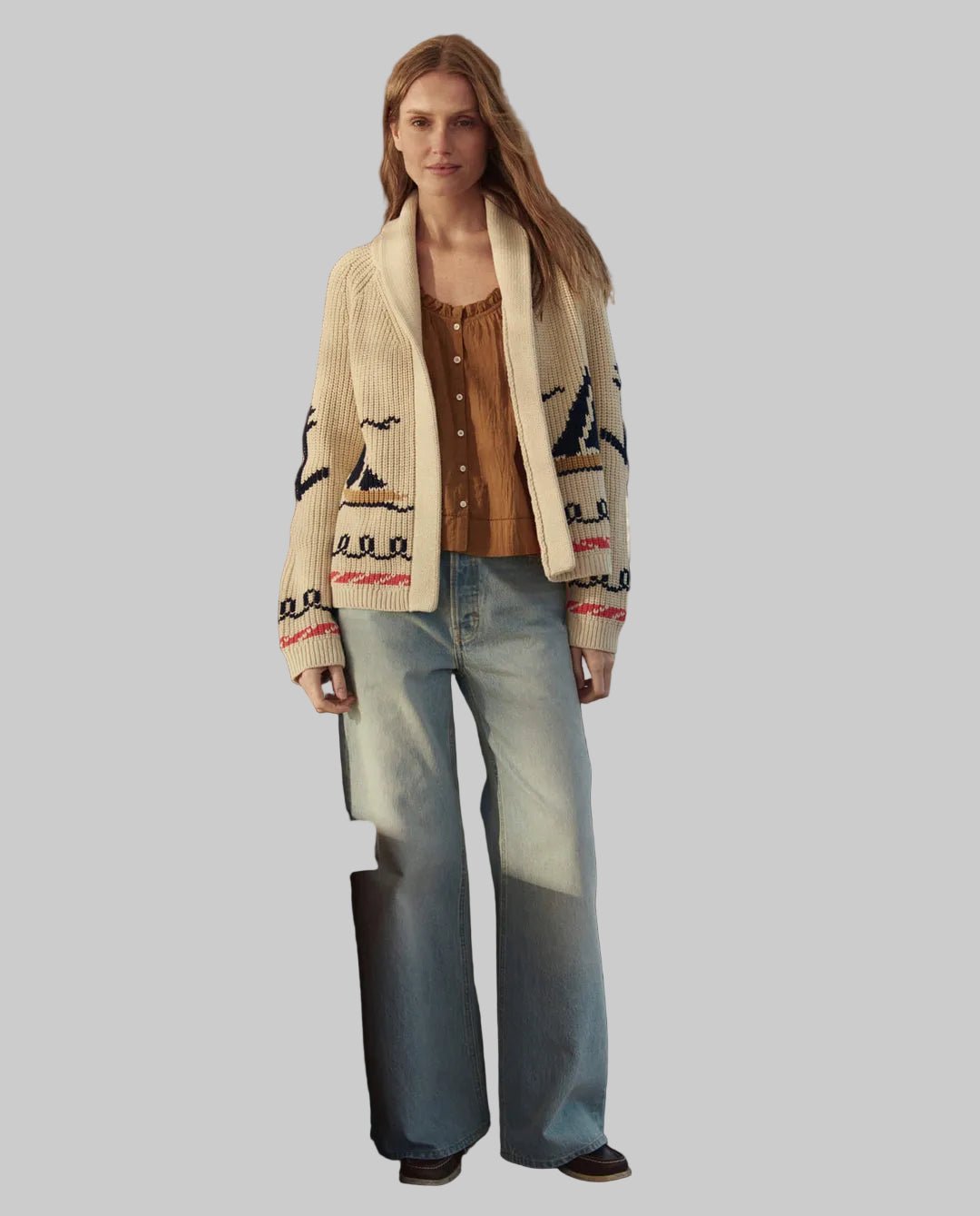 Sailboat Lodge Cardigan - The Great