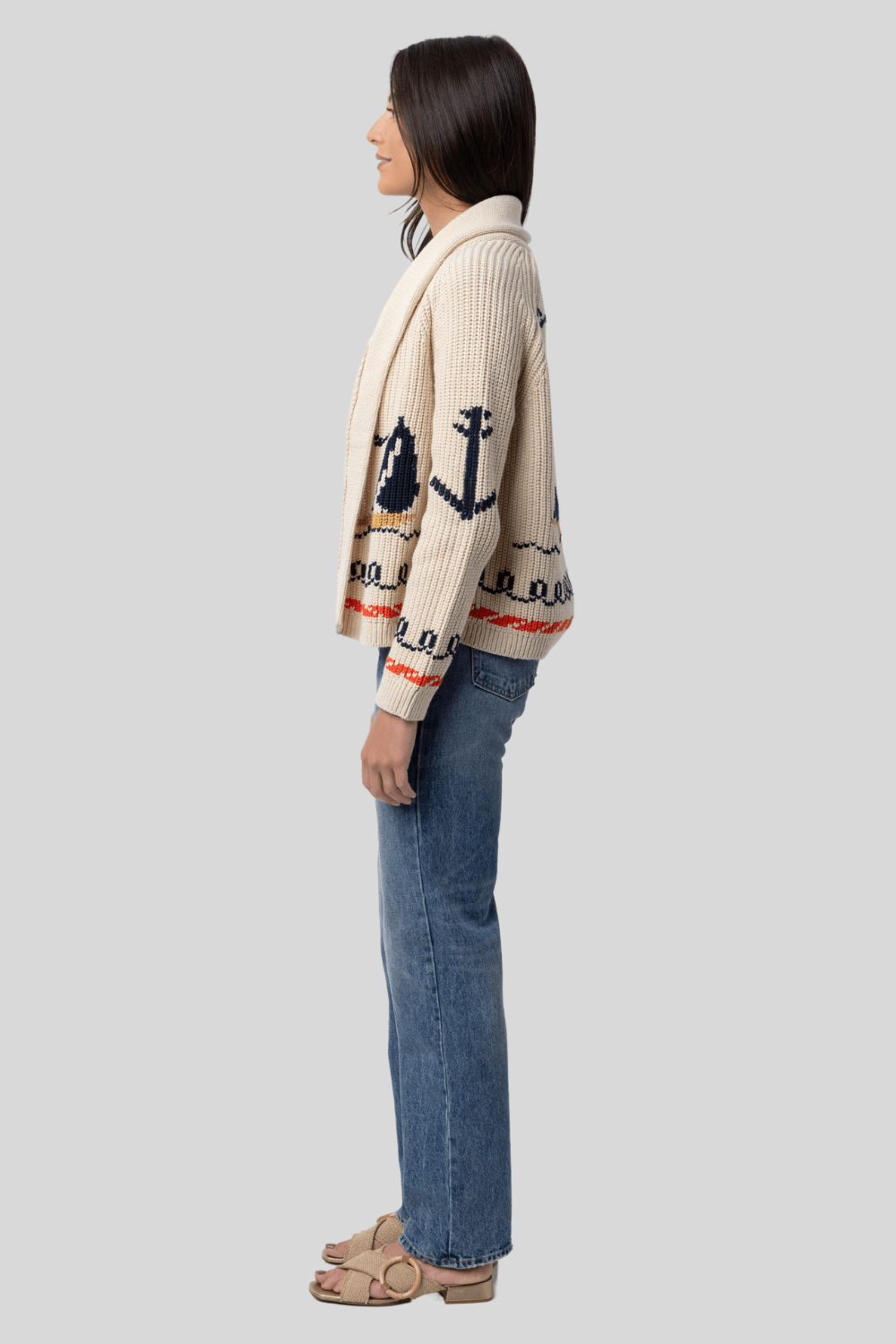Sailboat Lodge Cardigan - The Great