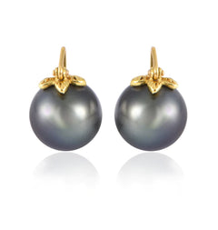 Samira 13 Floating Tahitian Pearl Earrings - The Posh Peacock