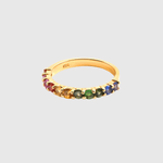 Samira 13 Rainbow Sapphire Ring - Samira 13