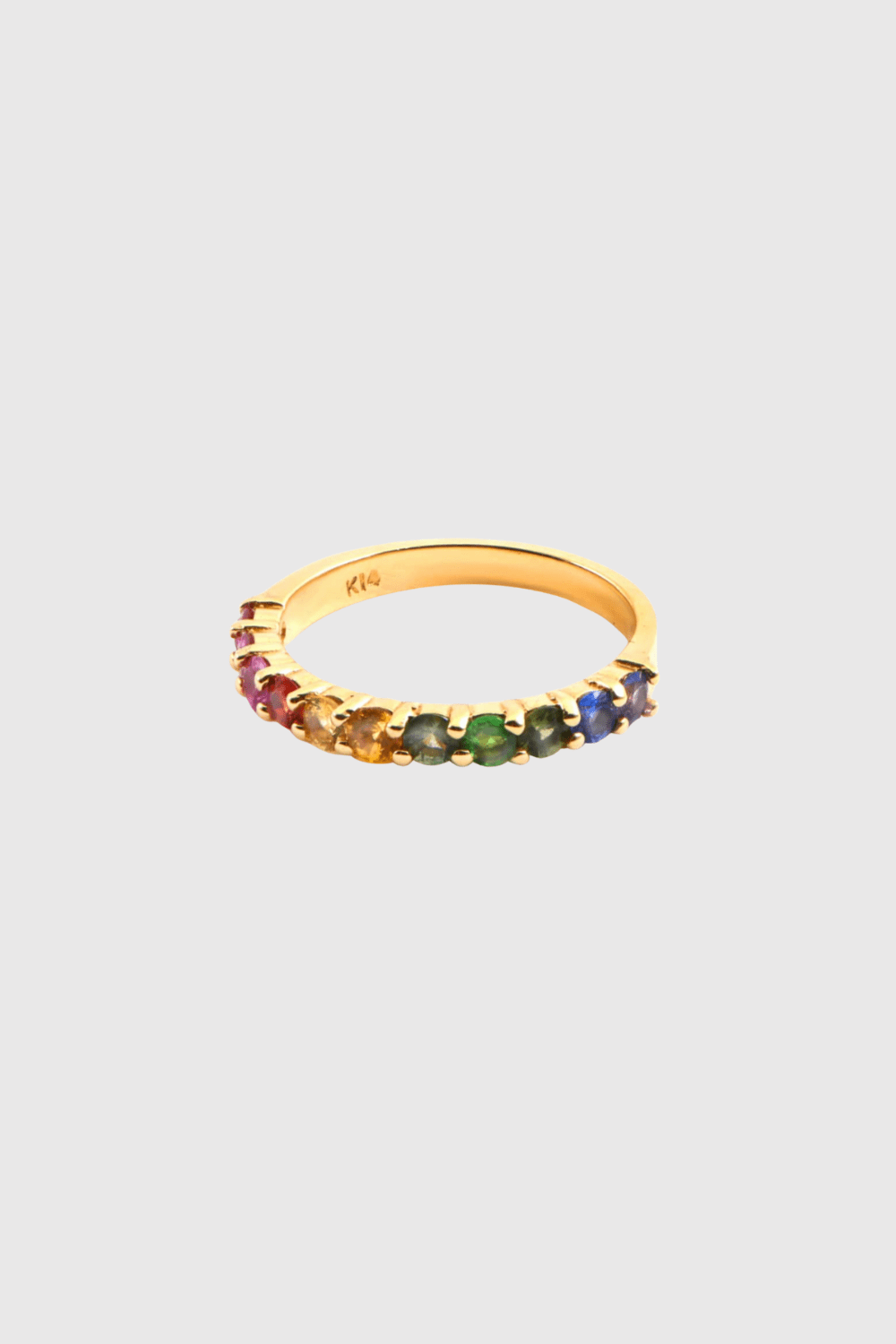 Samira 13 Rainbow Sapphire Ring - Samira 13