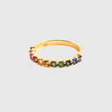 Samira 13 Rainbow Sapphire Ring - Samira 13