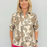 Seahorse Print Emmanuelle Shirt - La Prestic