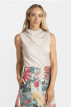 Sheer Layered Sleeveless Top - Gauchere