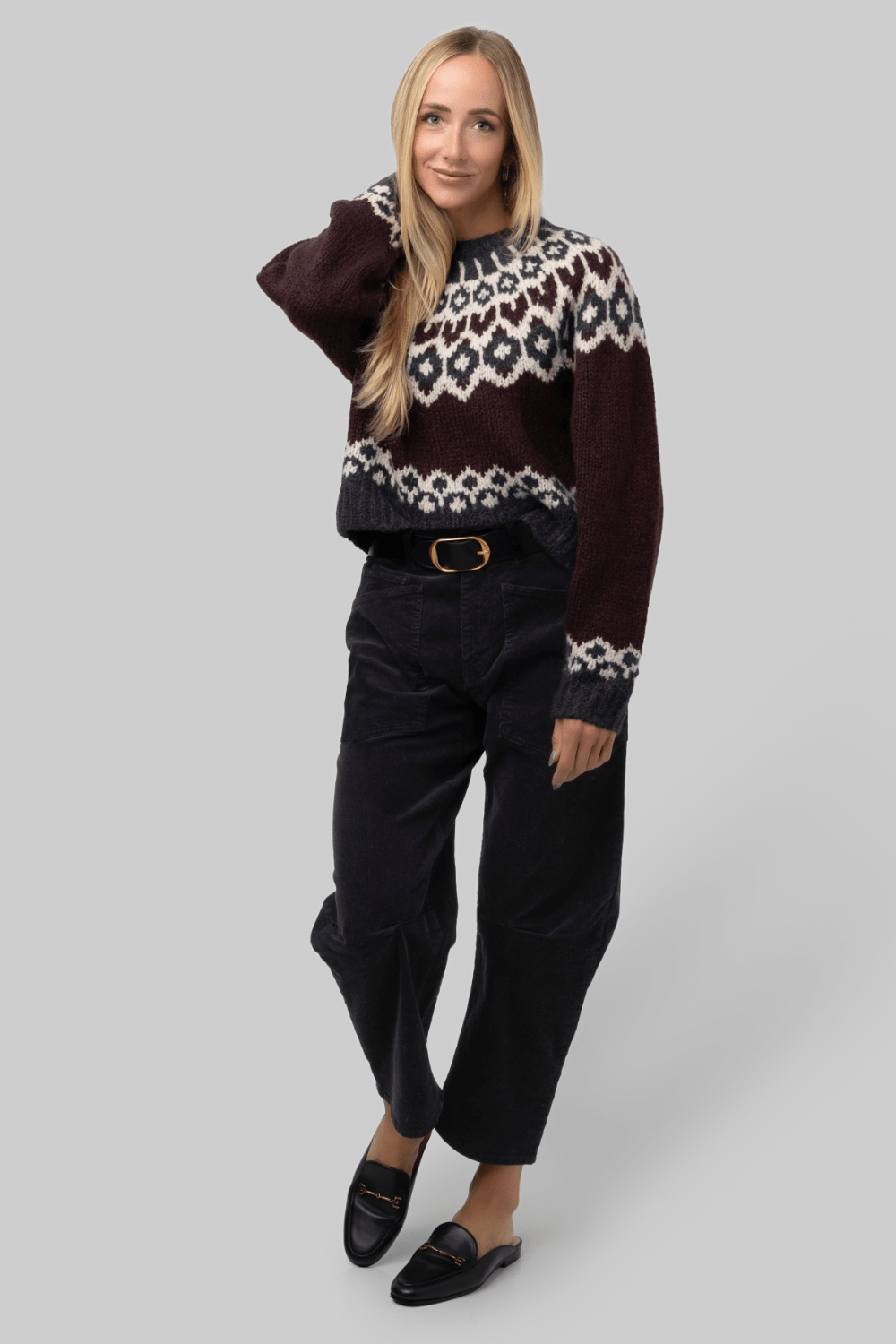 Shon Corduroy Pant in Black - Nili Lotan