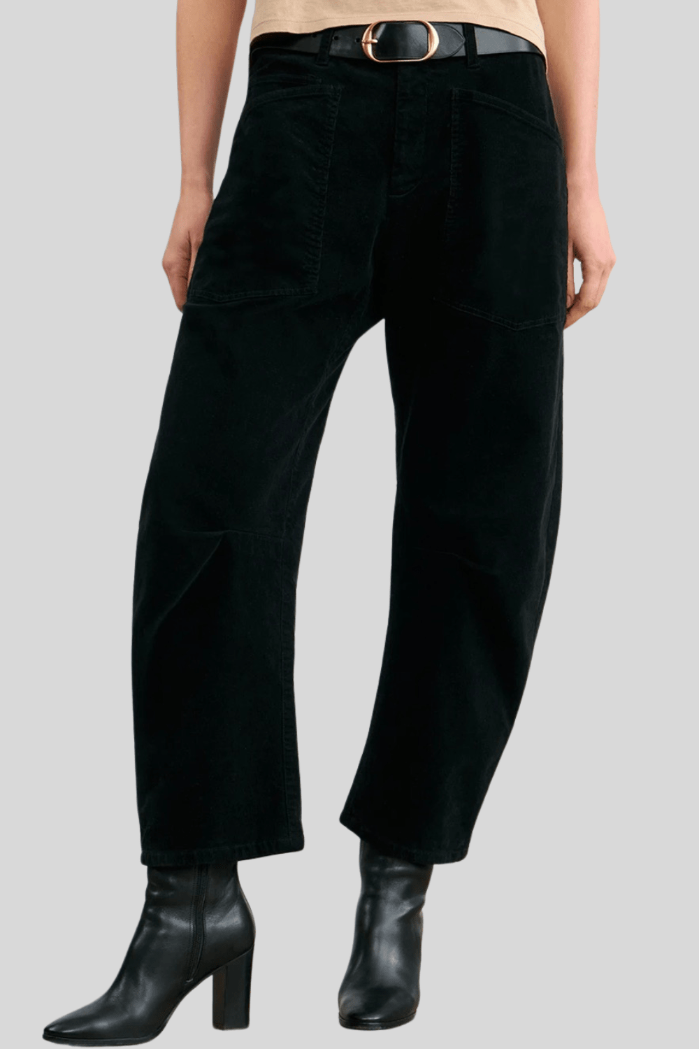 Shon Corduroy Pant in Black - Nili Lotan
