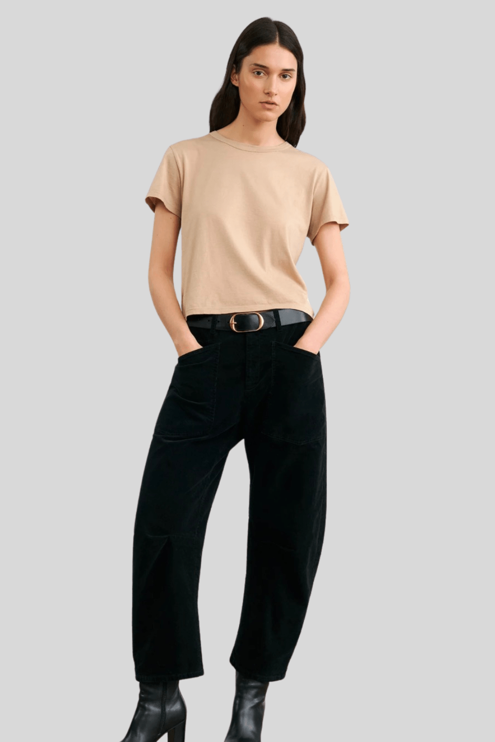 Shon Corduroy Pant in Black - Nili Lotan