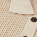 Short Sleeve Polo Cardigan - Soeur