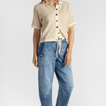 Short Sleeve Polo Cardigan - Soeur