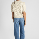 Short - Sleeved Sweater - Closed
