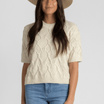 Short - Sleeved Sweater - Closed