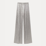 Silky Velvet Pleated Jersey Pant - Forte Forte