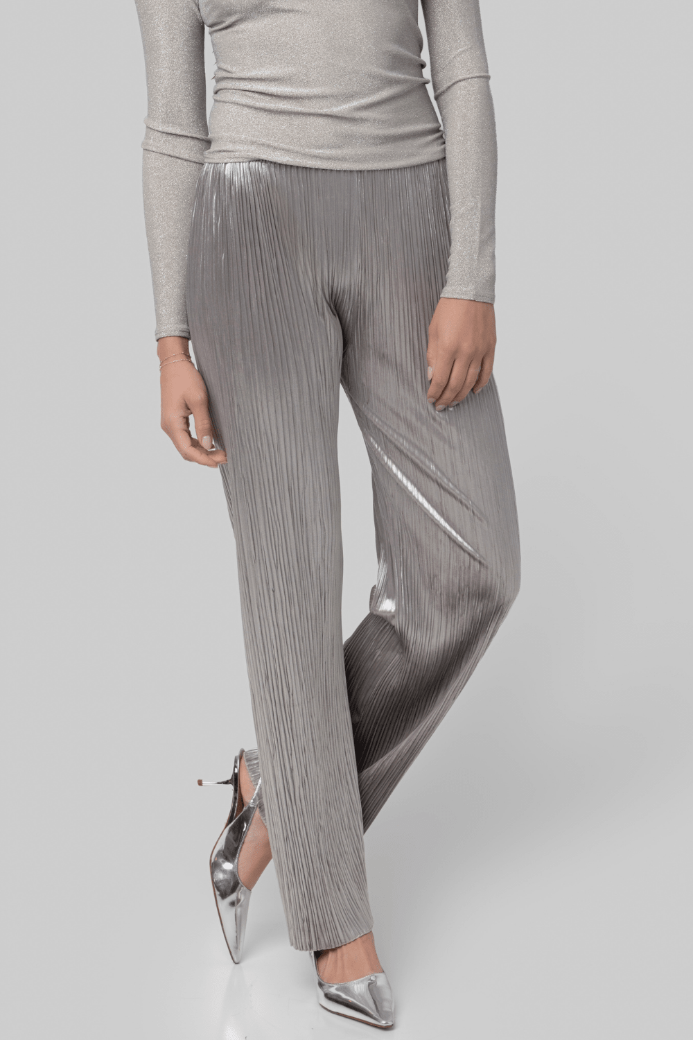Silky Velvet Pleated Jersey Pant - Forte Forte
