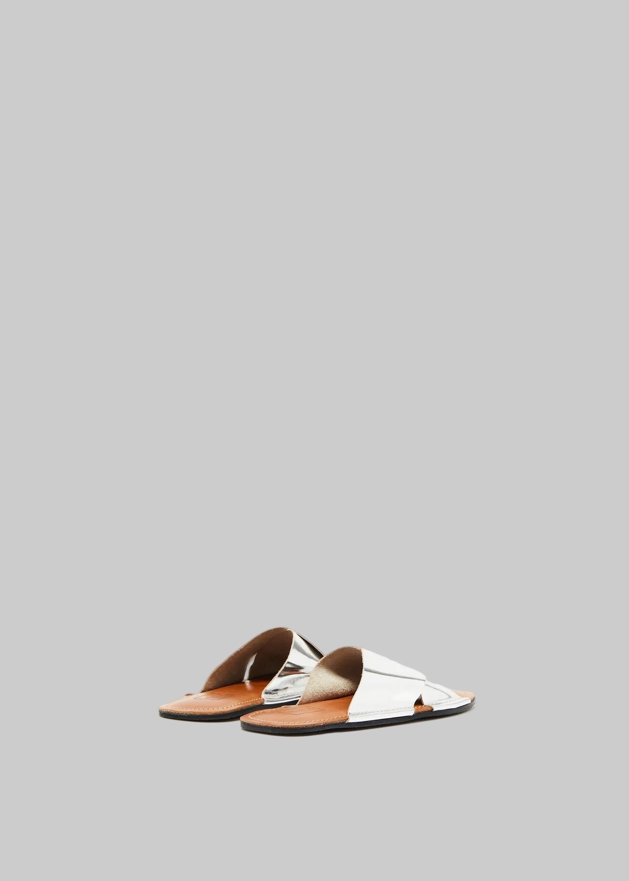 Silver Cross Strap Sandal - Plan C