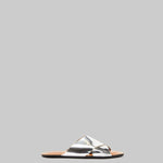 Silver Cross Strap Sandal - Plan C