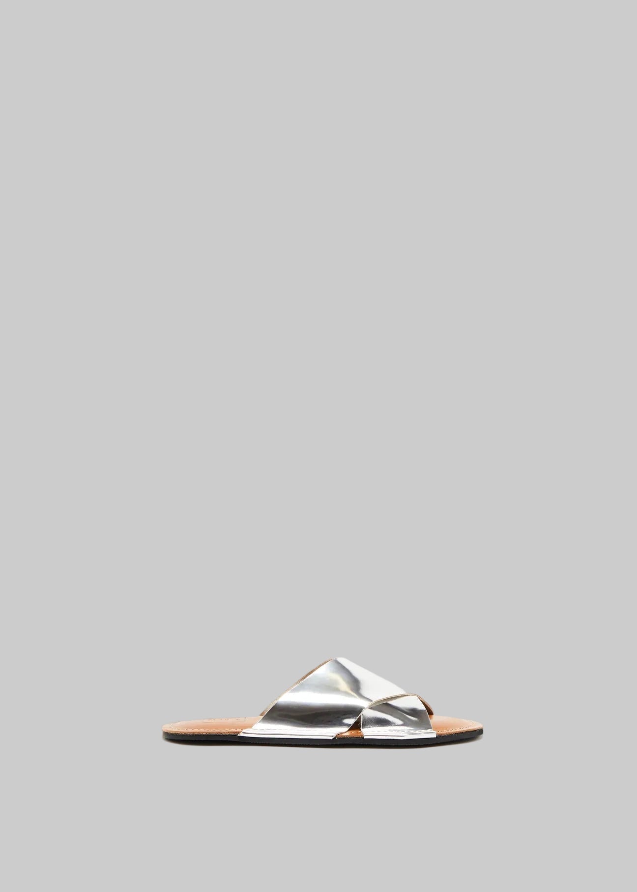 Silver Cross Strap Sandal - Plan C