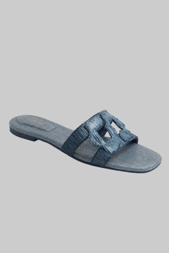 Simkhai Monogram Raffia Sandal - Simkhai