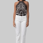 Solal Silk Halterneck Top - Nili Lotan