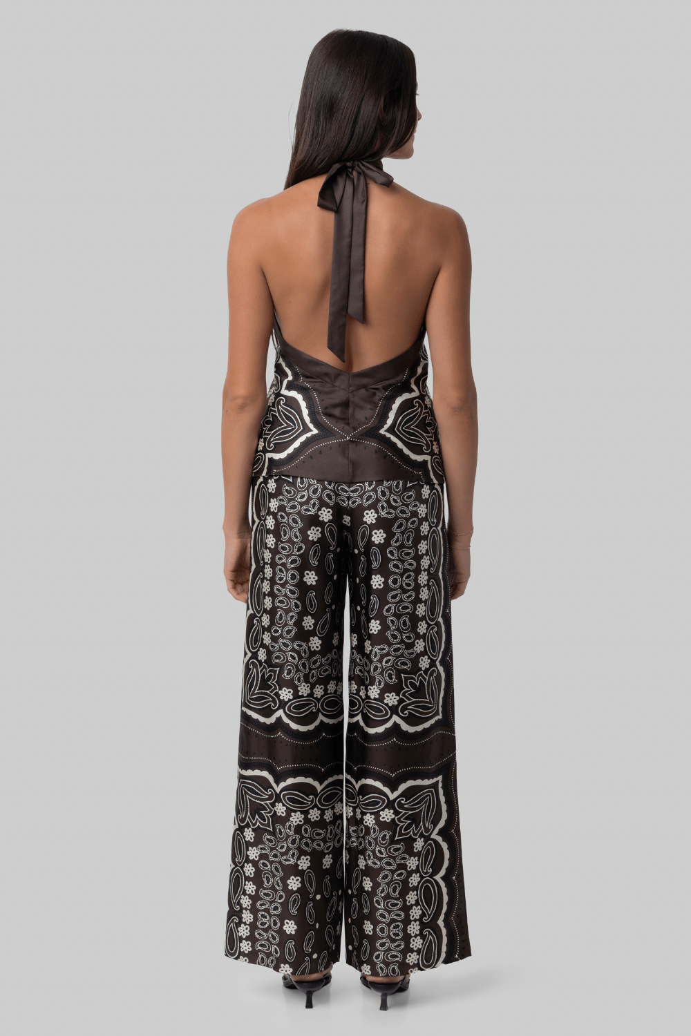 Solal Silk Halterneck Top - Nili Lotan