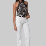 Solal Silk Halterneck Top - Nili Lotan