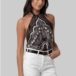 Solal Silk Halterneck Top - Nili Lotan