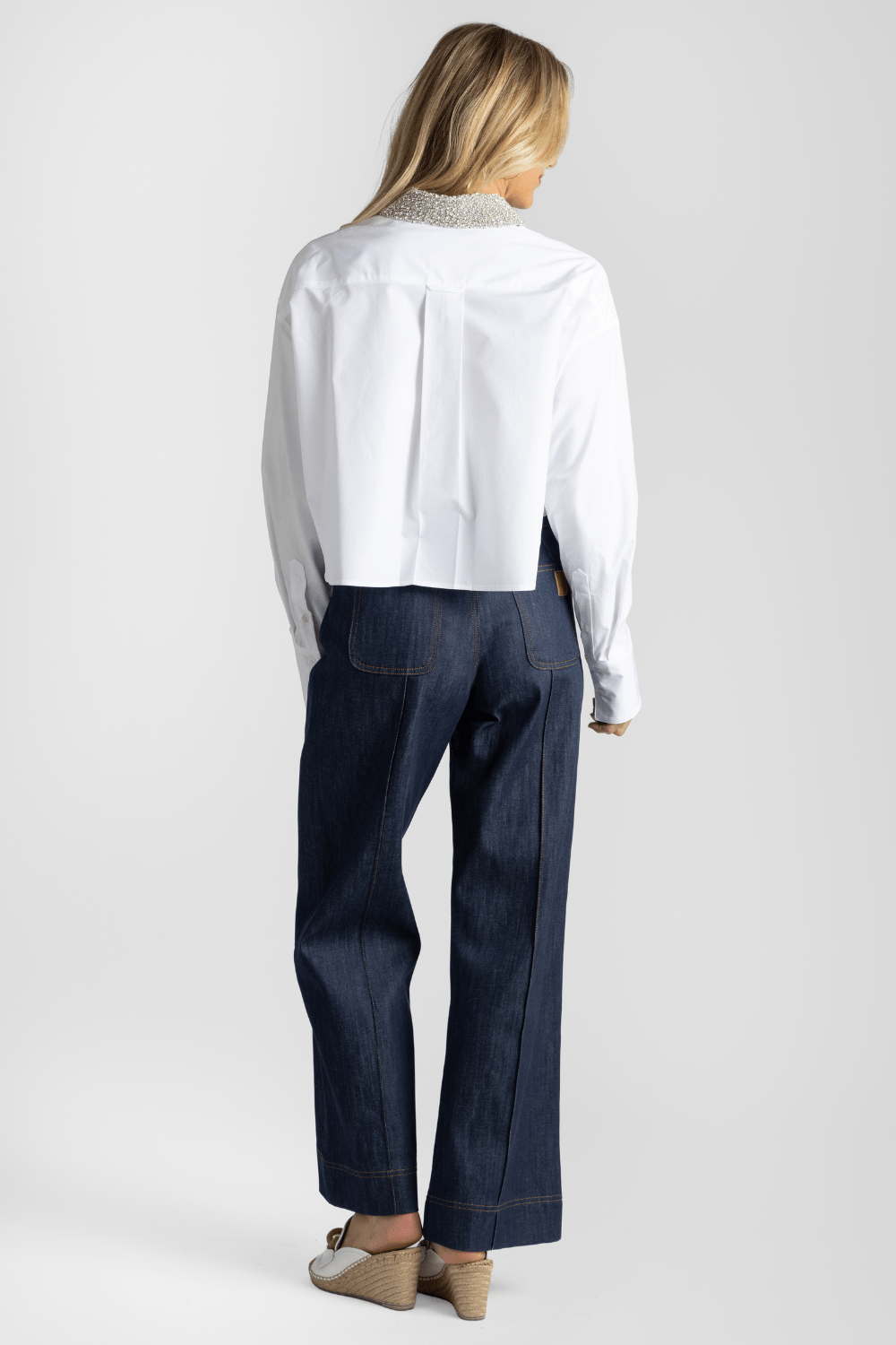 Soon To Be Ex Shirt with Crystal Collar - TWP