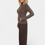 Crepe Straight Leg Pleated Trouser - The Posh Peacock