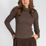 Heavy Cashmere Mock Neck Sweater - The Posh Peacock