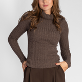 Heavy Cashmere Mock Neck Sweater - The Posh Peacock