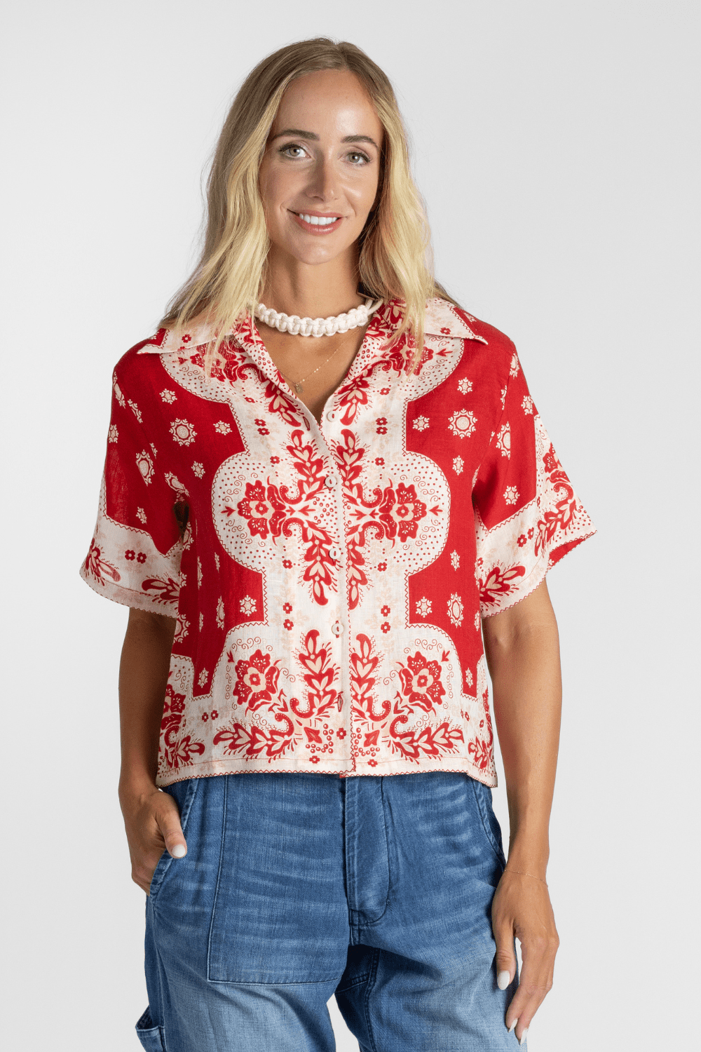 Stevie Bandana Shirt - Alix of Bohemia