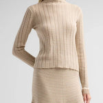 Stina Turtleneck in Ladder Stripe - Proenza Schouler