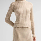 Stina Turtleneck in Ladder Stripe - Proenza Schouler